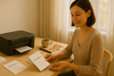 Home Invitation Printing Made Easy: Templates, Paper, Printers, and More