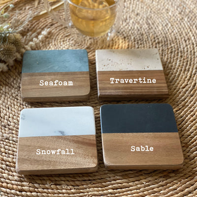 Custom 'Save the Date' Coasters for Wedding Favors