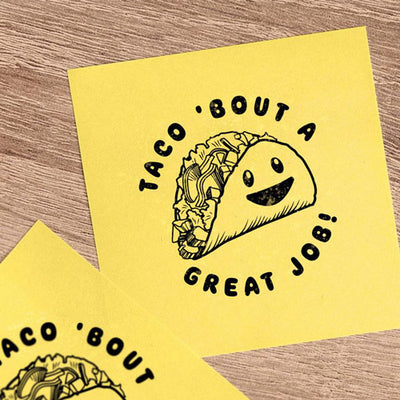 taco about a great job stamp for teachers