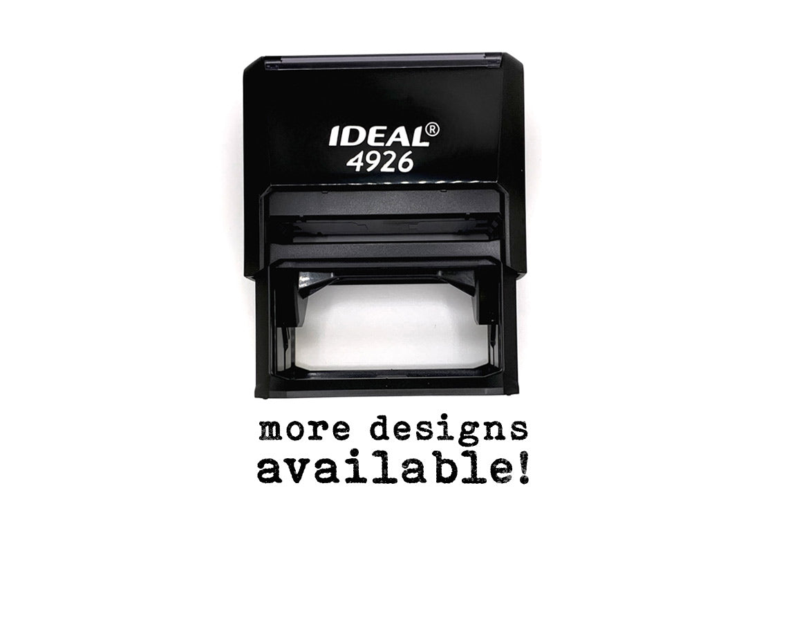 ideal 4926 model self inking stamp for pet return address designs