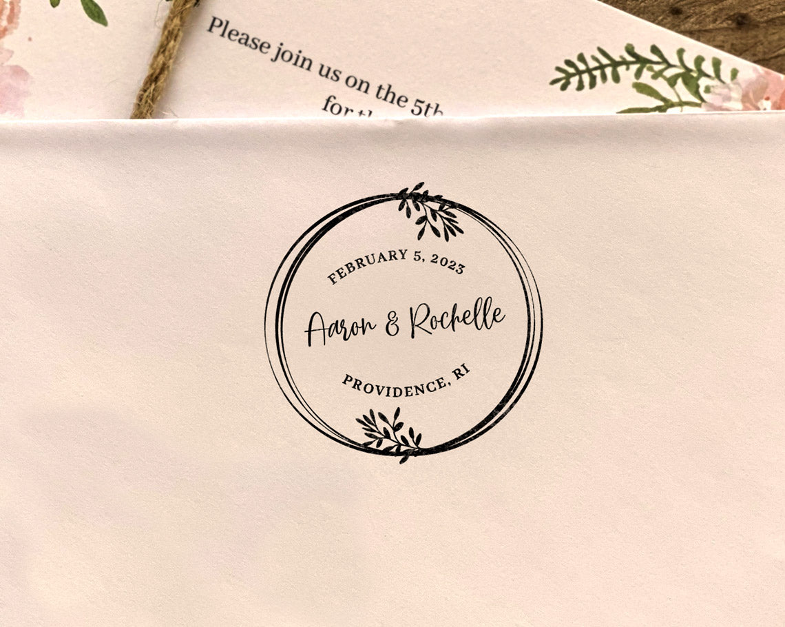 The Rochelle Wedding Stamp