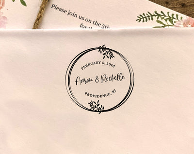 The Rochelle Wedding Stamp