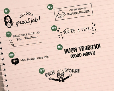 The Nice Work Bitmoji Teacher Stamp